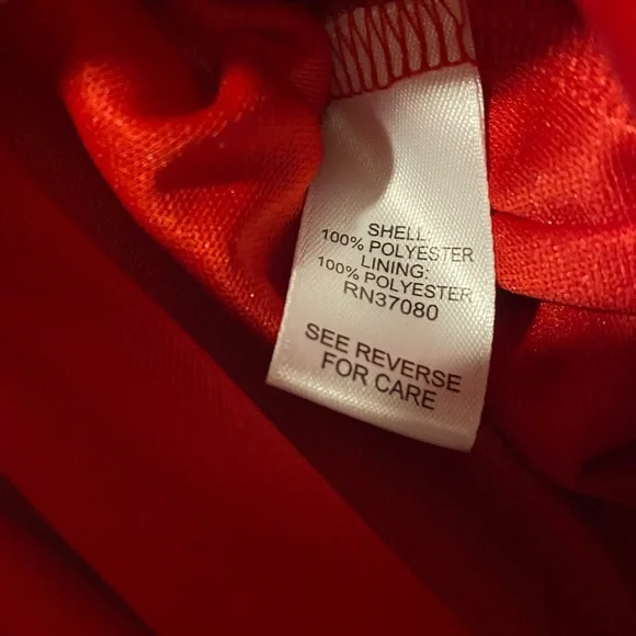 ❤️Cato Elegant Red Layered Skirt - Picture 5 of 6